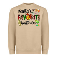 Mushroom santa's favorite bartender Heavyweight Sweatshirt - AdoDesignShop