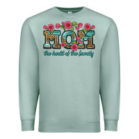 Seafoam mom the heart of the family Premium Sweatshirt - Artiststas