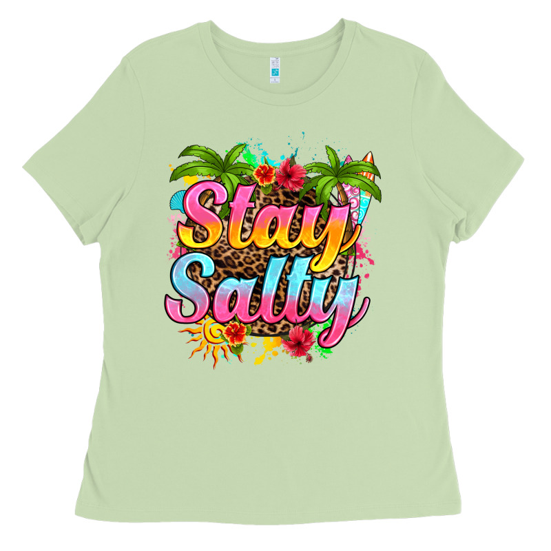 Stay Salty Ladies Tee by RanaPortraitStore | Teevron