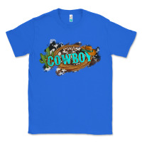 True Royal western cowboy and hat with cactus and cowhide Classic Tee - Artiststas