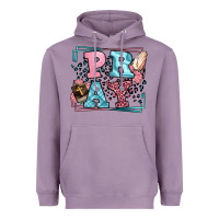 Lavender Pray leopard frame Heavyweight Hoodie - LillyAllenDesigns