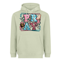Matcha Pray leopard frame Heavyweight Hoodie - LillyAllenDesigns