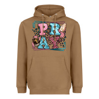 Toasted Coconut Pray leopard frame Heavyweight Hoodie - LillyAllenDesigns