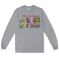 Heather Grey somebody's high maintenance  problem Long Sleeve Tee - JahusDesignShop