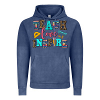Vintage Denim teach love inspire Vintage Hoodie - AdoDesignShop
