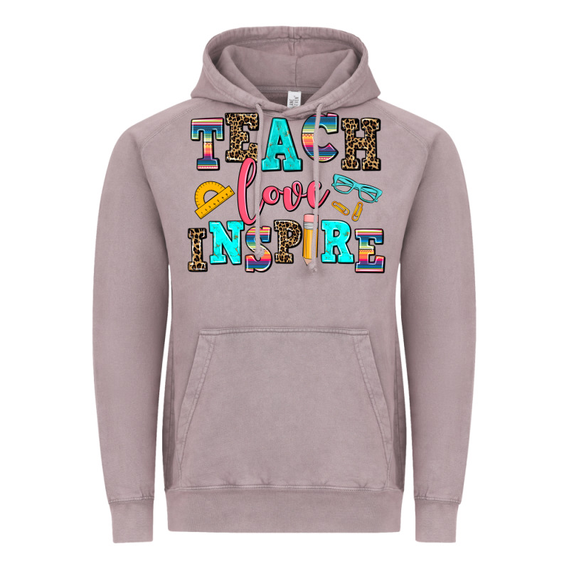 Teach Love Inspire Vintage Hoodie by AdoDesignShop | Teevron