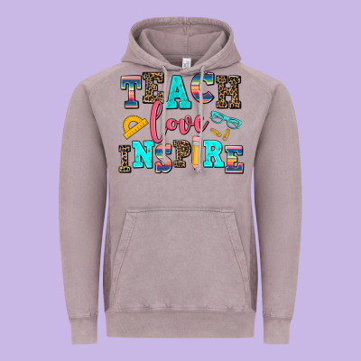 Teach Love Inspire Vintage Hoodie Designed By Adodesignshop