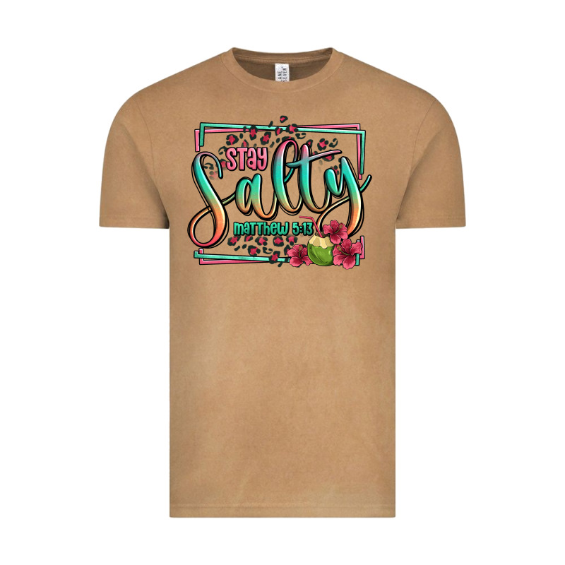 Stay Salty Matthew 5 13 Summer Vintage Tee by Jasminsmagicworld | Teevron