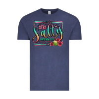 Vintage Denim stay salty matthew 5 13 summer Vintage Tee - Jasminsmagicworld