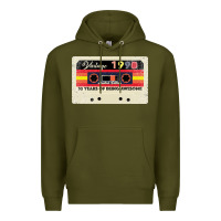 Army Green 30th birthday 30 years 1990 retro tape cassette Premium Hoodie - Bettercallsaul