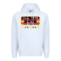 White 30th birthday 30 years 1990 retro tape cassette Premium Hoodie - Bettercallsaul