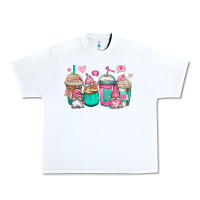 White valentines day gnomes coffee cups Urban Heavy Tee - Jasminsmagicworld