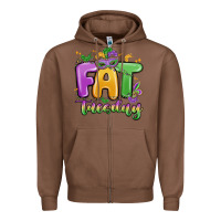 Chestnut fat tuesday Zipper Hoodie - MaliasSmallBusiness