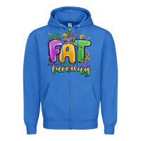True Royal fat tuesday Zipper Hoodie - MaliasSmallBusiness