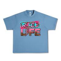 Pebble Blue race life Urban Heavy Tee - AdoDesignShop