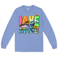 Colony Blue Lake mode summer Long Sleeve Tee - NancyCooperArtShop