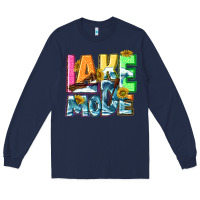 Navy Lake mode summer Long Sleeve Tee - NancyCooperArtShop