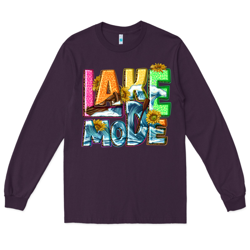 Lake Mode Summer Long Sleeve Tee by NancyCooperArtShop | Teevron