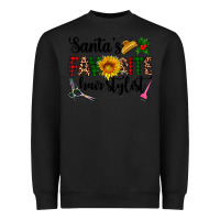 Black santa's favorite  hair stylist Heavyweight Sweatshirt - AdoDesignShop