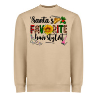 Mushroom santa's favorite  hair stylist Heavyweight Sweatshirt - AdoDesignShop