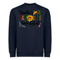 Navy santa's favorite  hair stylist Heavyweight Sweatshirt - AdoDesignShop
