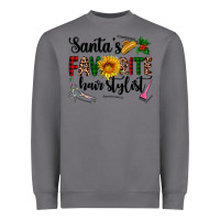 Storm santa's favorite  hair stylist Heavyweight Sweatshirt - AdoDesignShop