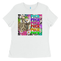 White fuck this fuck that Ladies Tee - RanaPortraitStore
