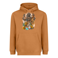 Meerkat Western Rabbit with Crosses Heavyweight Hoodie - LillyAllenDesigns