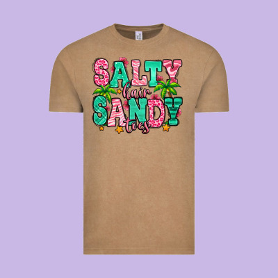Salty Hair Sandy Toes Vintage Tee Designed By Jasminsmagicworld