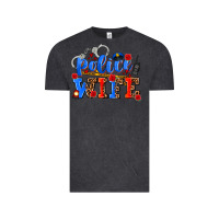 Vintage Black police wife Vintage Tee - AdoDesignShop