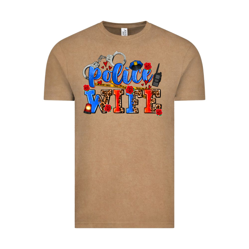 Police Wife Vintage Tee by AdoDesignShop | Teevron