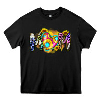 Black mom sunflower Heavy Core Tee - Zillion Design Studio