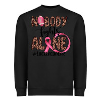 Black nobody fights alone #tacklecancer Heavyweight Sweatshirt - JahusDesignShop