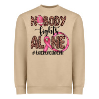 Mushroom nobody fights alone #tacklecancer Heavyweight Sweatshirt - JahusDesignShop