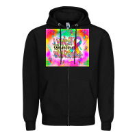Black lynch stndrome warrior Zipper Hoodie - NancyCooperArtShop
