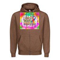 Chestnut lynch stndrome warrior Zipper Hoodie - NancyCooperArtShop