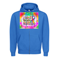 True Royal lynch stndrome warrior Zipper Hoodie - NancyCooperArtShop
