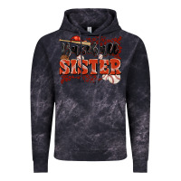 Cloud Black baseball sister Vintage Hoodie - JahusDesignShop