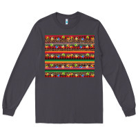 Smoke Christmas lights serape Long Sleeve Tee - BarkalooDesign