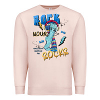 Pale Pink rock your Premium Sweatshirt - Artiststas