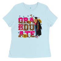 Baby Blue graduate 2023 Ladies Tee - RanaPortraitStore