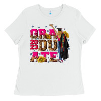 White graduate 2023 Ladies Tee - RanaPortraitStore