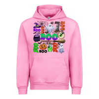 Fuchsia Pink boo halloween Urban Hoodie - CowGirlArtShop