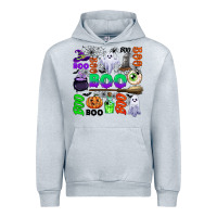 Heather Grey boo halloween Urban Hoodie - CowGirlArtShop