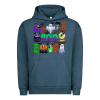 Pigment Midnight Navy boo halloween Urban Hoodie - CowGirlArtShop