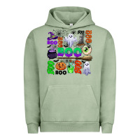 Pigment Oil Green boo halloween Urban Hoodie - CowGirlArtShop