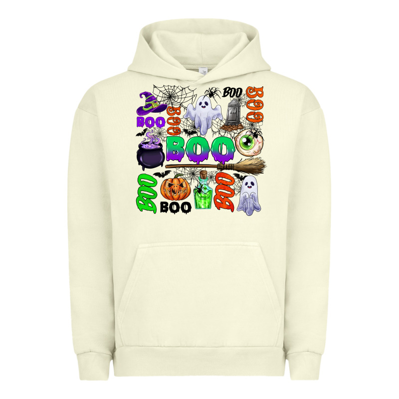 Boo Halloween Urban Hoodie by CowGirlArtShop | Teevron