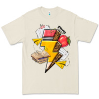 Bone teacher lightning bolt Premium Tee - texasbilliewilder