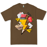 Cacao teacher lightning bolt Premium Tee - texasbilliewilder