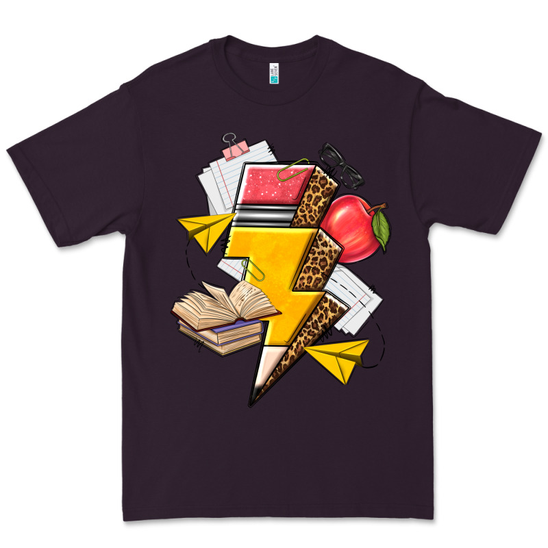 Teacher Lightning Bolt Premium Tee by texasbilliewilder | Teevron